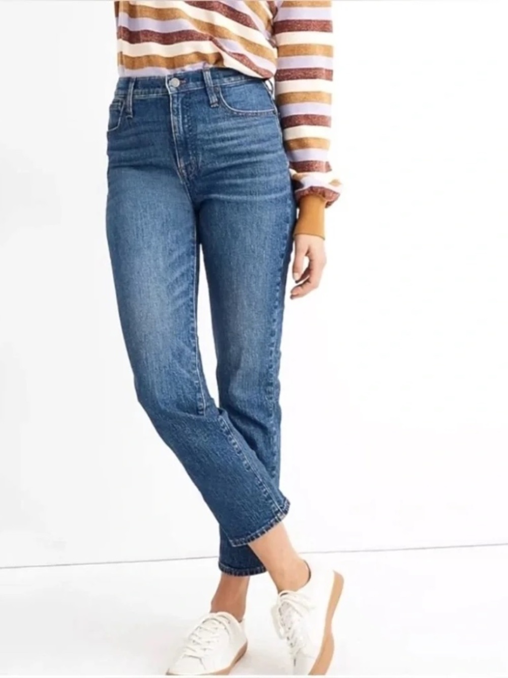 Madewell‎ classic straight jean medium dark wash size 26 EUC